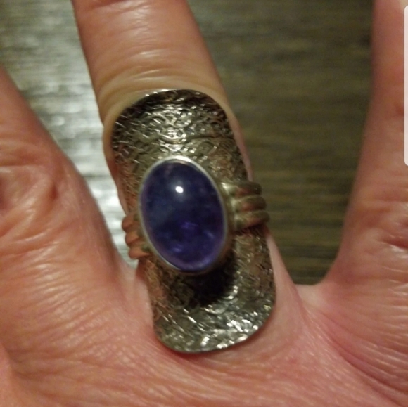 Vintage PTI 925 Silver Saddle Ring Sz. 7 - Picture 12 of 12